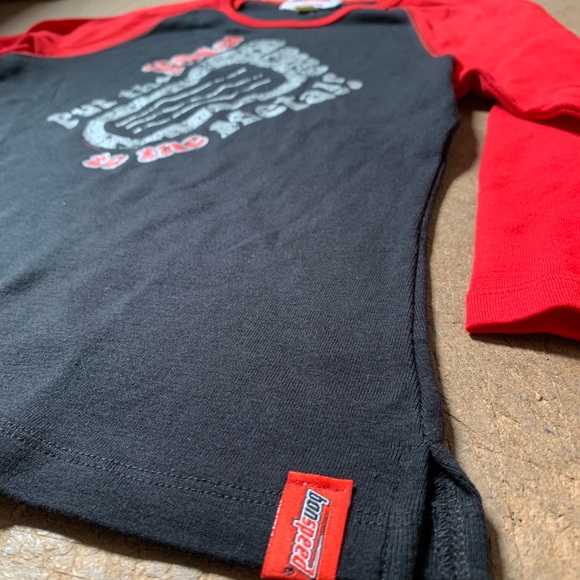 Retro Baseball Sleeve Women’s T Silkscreen front - Picture 3 of 4